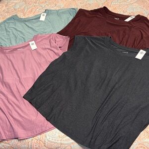 Old Navy Set of 4 Cloudmotion split-back tops